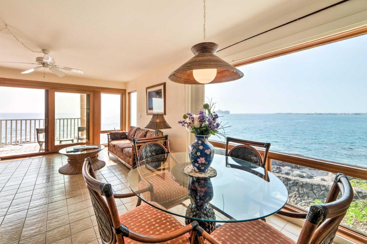 Oceanfront Kailua-Kona Townhome With Pool And Views! 外观 照片